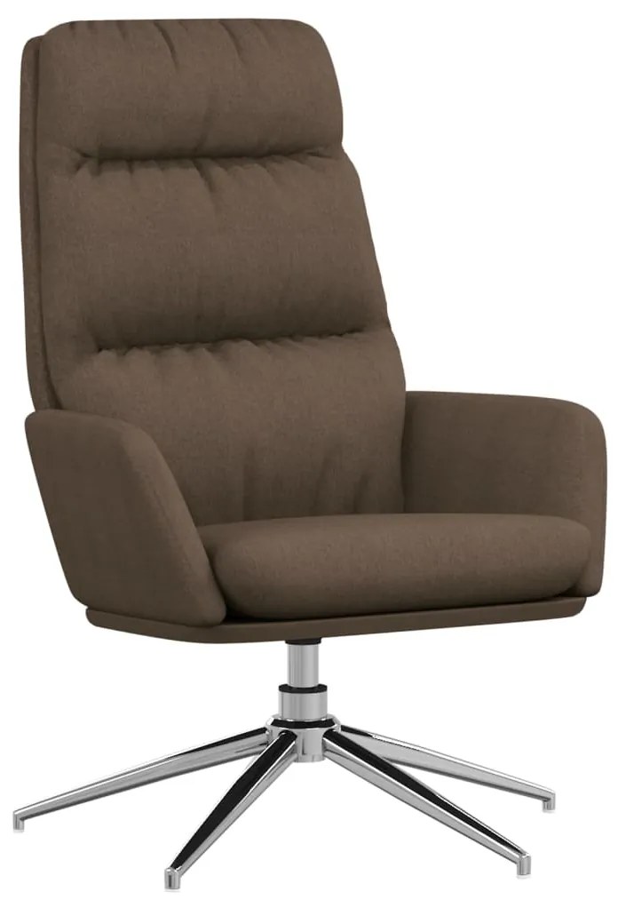 341139 vidaXL Scaun de relaxare, gri taupe, material textil