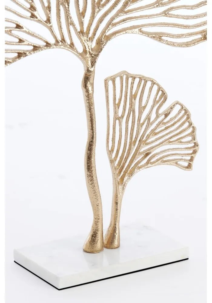 Statuetă din metal (înălțime 48 cm) Leaf – Light &amp; Living