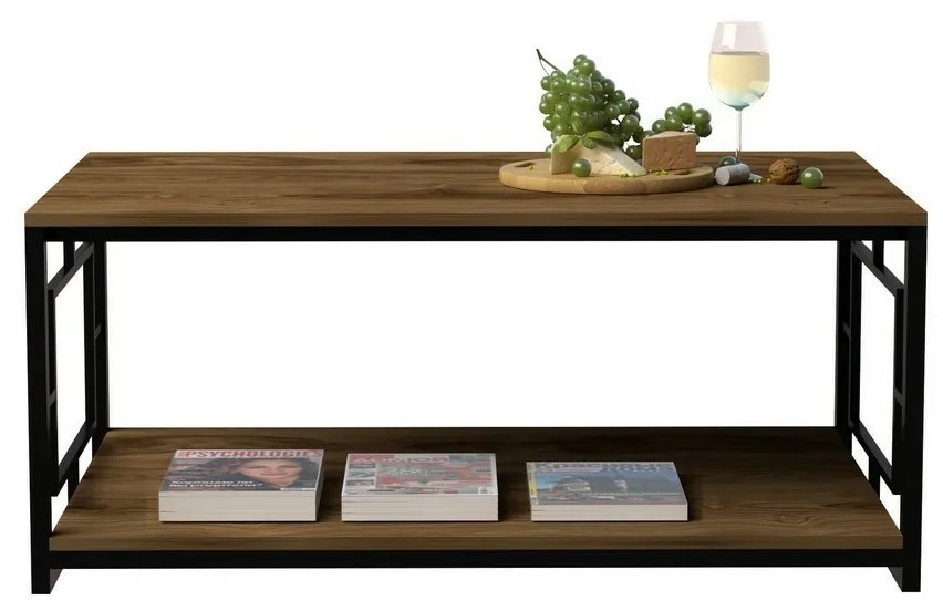 Măsuță de conferință Kelvin Black and Walnut