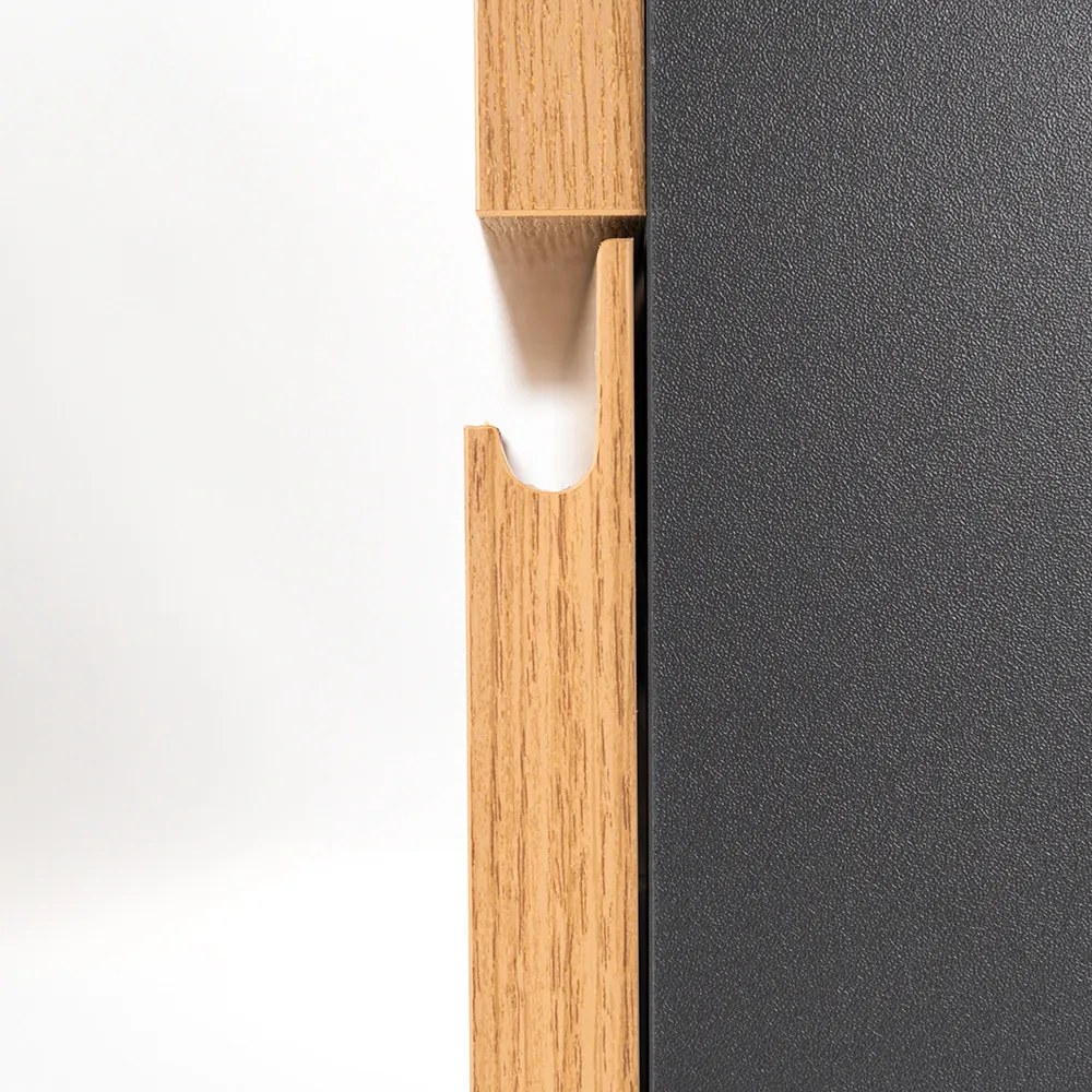 Vario Pull 120 dulap de bază cu chiuvetă stejar antracit