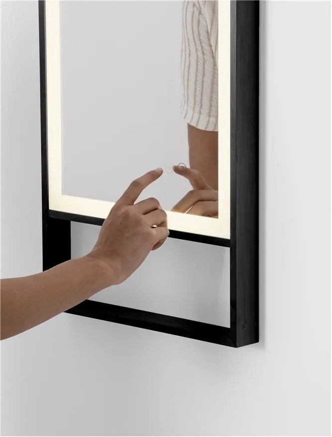 Oglinda baie cu iluminat LED IP44 Doul, 40x120cm