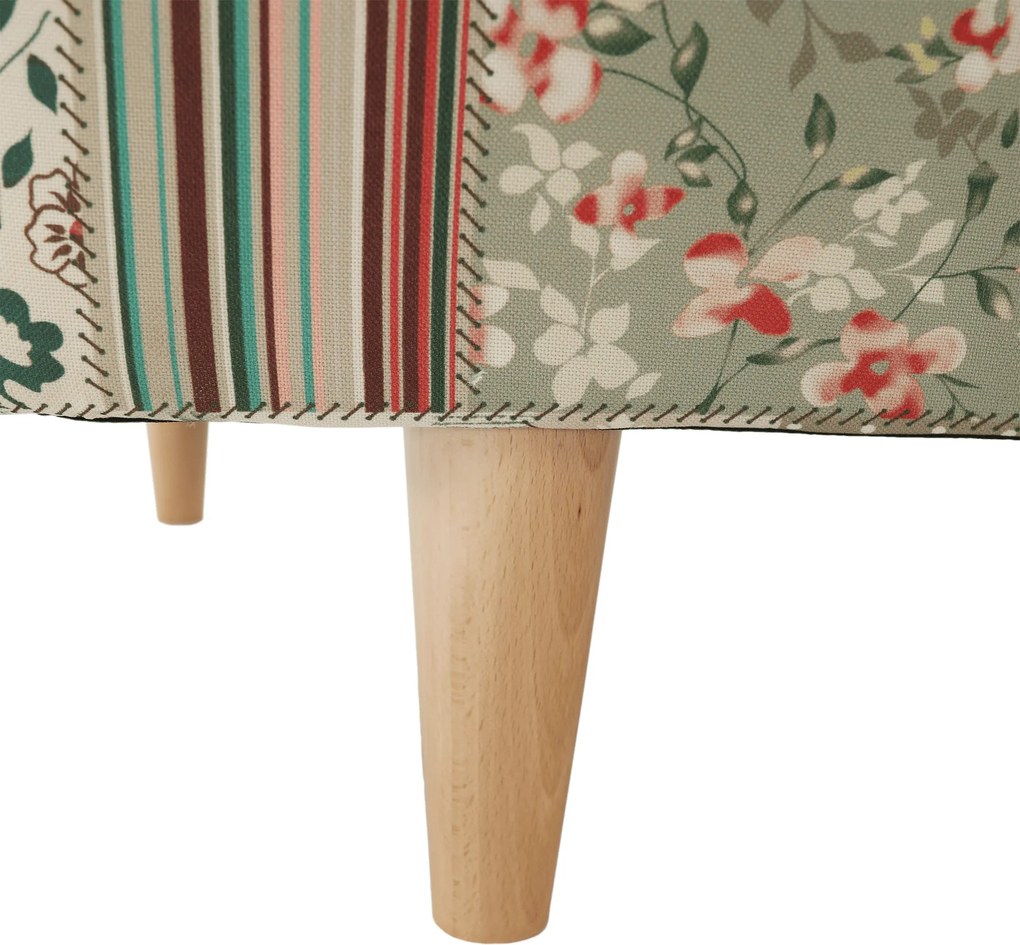 Fotoliu, material textil în stilul patchwork viorica 1, CHARLOT