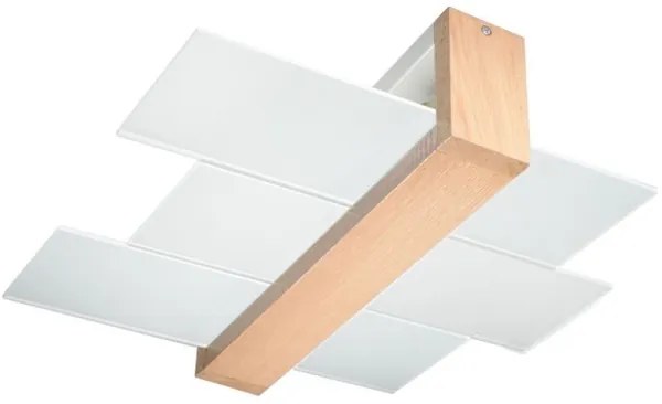 Brilagi - Plafonieră LED HERA, 2x E27/7,5W/230V, lemn