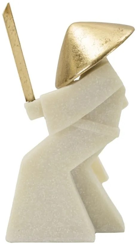 Decorațiune Samurai Toku Quarzy, 14X9X24,5 cm, Mauro Ferretti