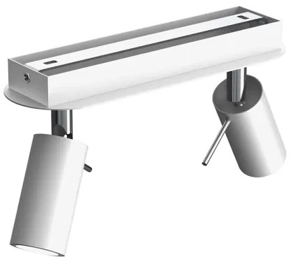 Spot PRESTON 2xGU10/40W/230V alb