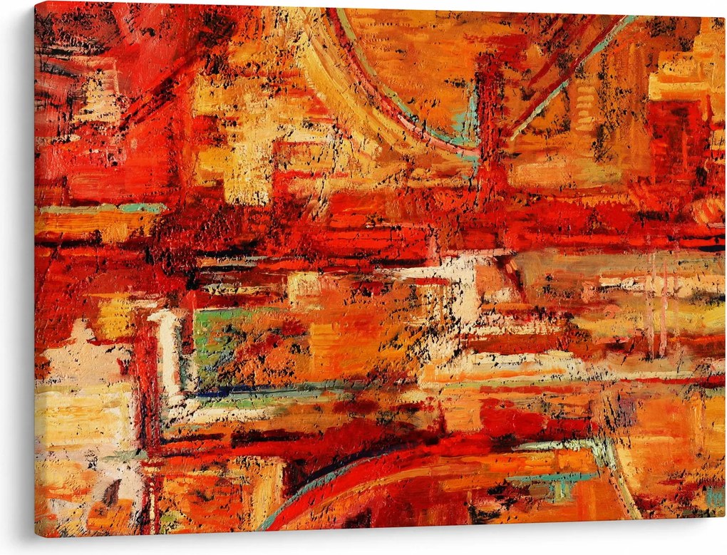 Tablou cu pictură pe pereți (70x50 cm)