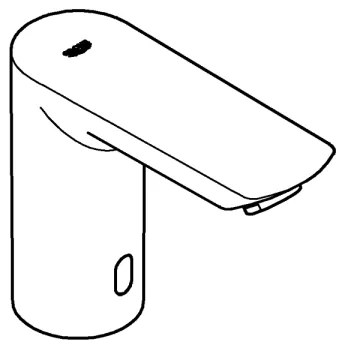 GROHE 36452000 - Baterie electronică cu senzor infraroșu pentru lavoar BAU COSMOPOLITAN E, crom
