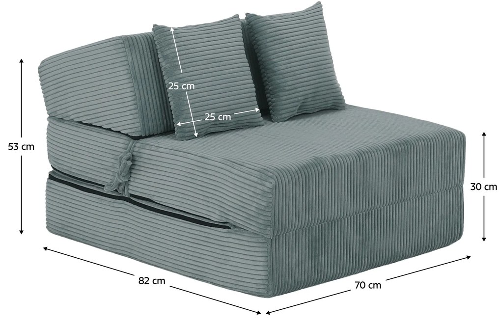 Fotoliu extensibil Plantearan (mentol) . 1116442