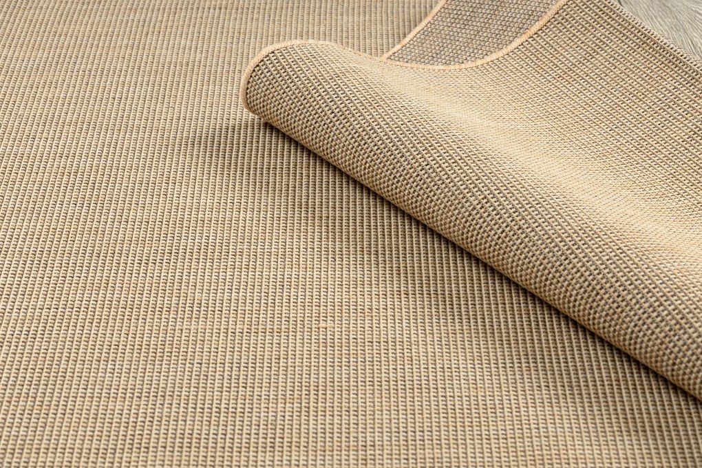 Covor sisal Floorlux 20580 simplu, culoare, solidă - natural / cafea