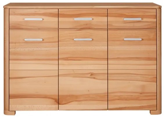 Bufet Cu 3 Usi Si 3 Sertare Atrio Fag Natur , 130 Cm
