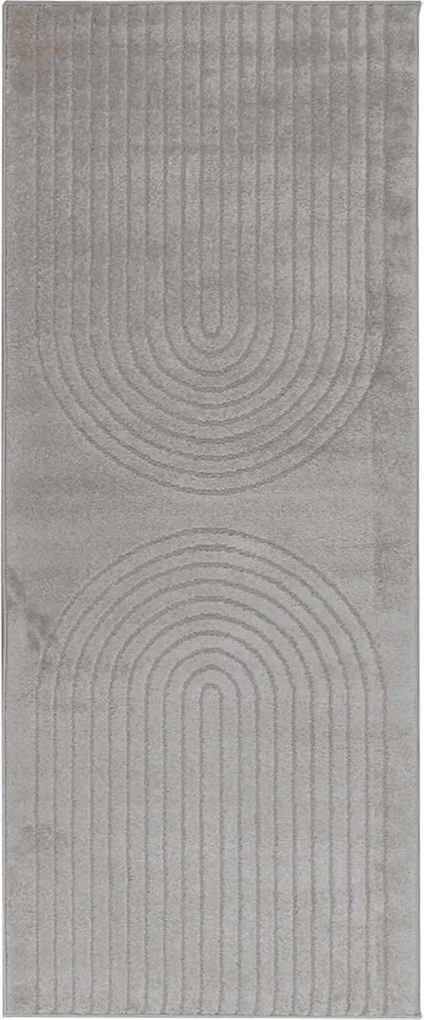 vidaXL Covoare de zonă Dreptunghiular GALATI Gri 200 x 80 cm Poliester