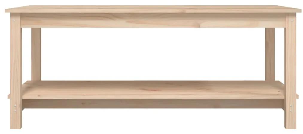 Masuta de cafea, 110x55x45 cm, lemn masiv de pin 1, Maro, 110 x 55 x 45 cm
