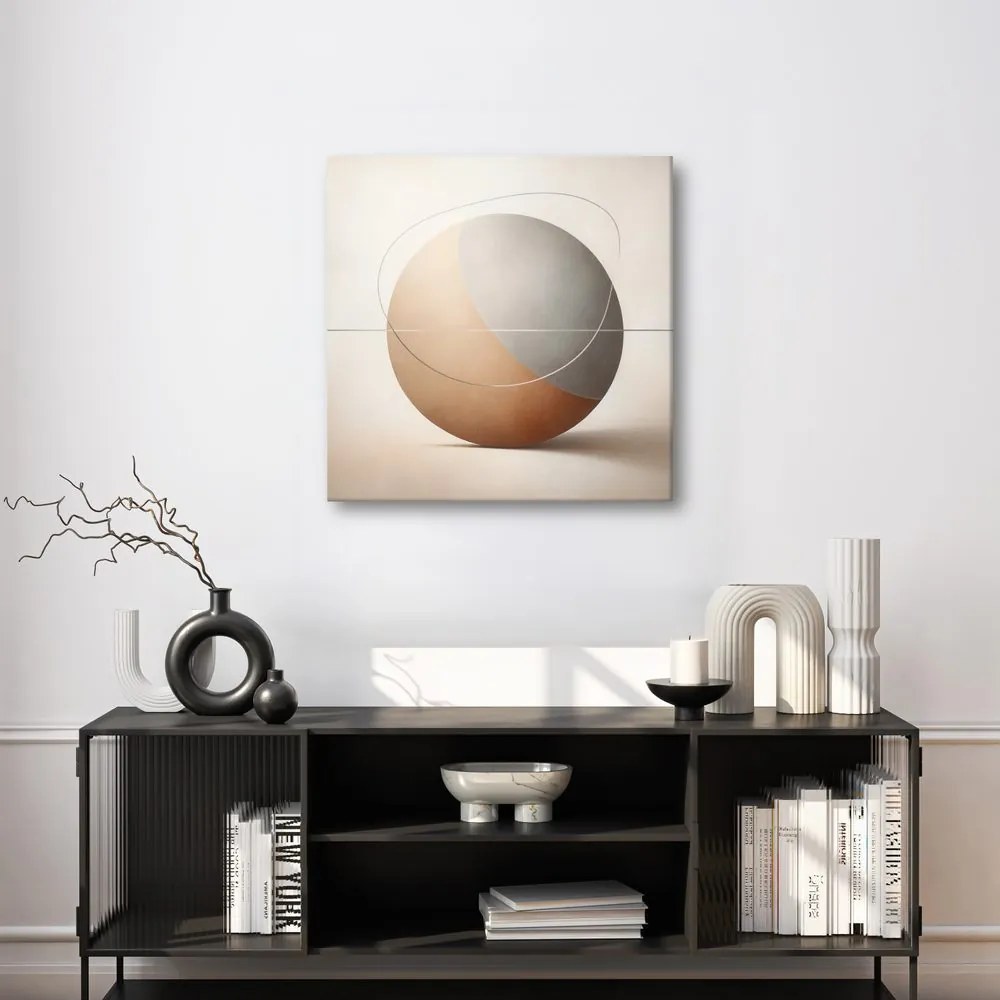 Tablou abstracție de design cu cerc