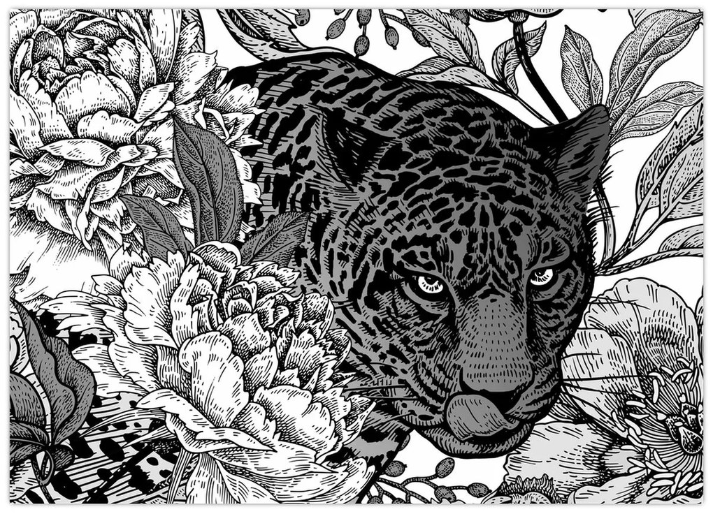 Tablou - Grădină exotică (70x50 cm)