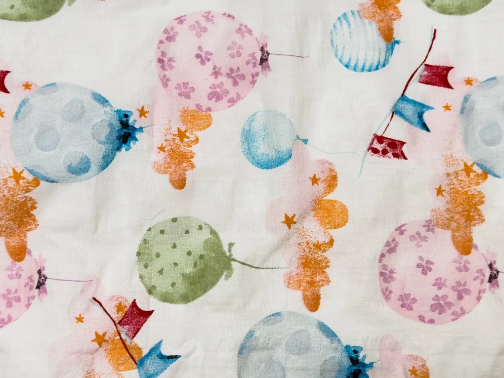 Lenjerie de pat din crep pentru patut Renforcé BALUNEA albă Dimensiune lenjerie de pat: 45 x 65 cm | 90 x 140 cm