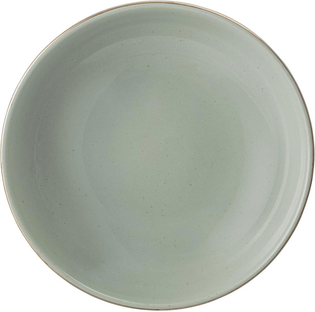 Bol pentru servire  Spring , Verde, Ceramica Ø21,5x6 cm