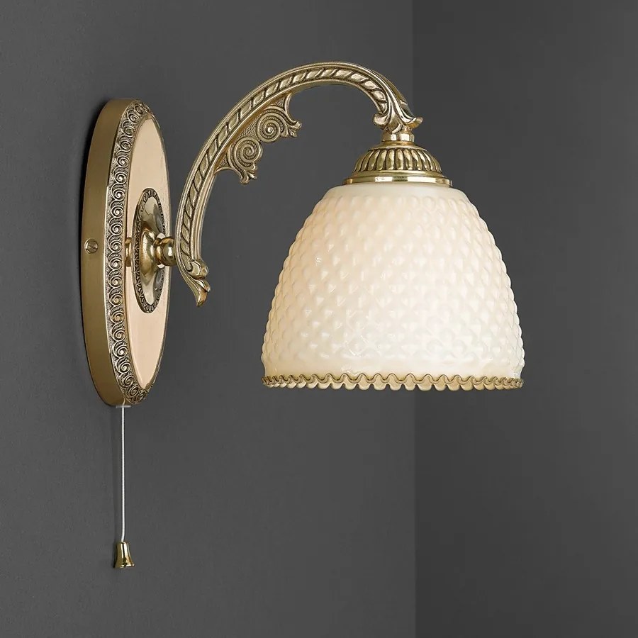 Aplica de perete din alama 1 brat design italian 7105