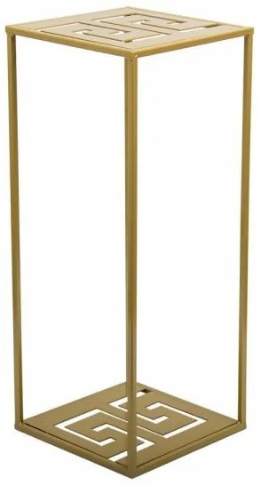 Suport pentru flori 60x24 cm, culoare aurie