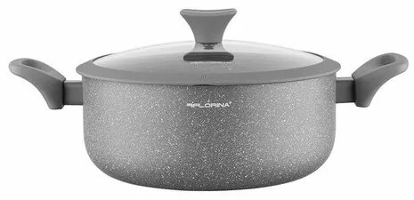 Florina Oală din aluminiu cu capac de MateuszGessler, 24 cm, 4,2 l, diam. 24 cm