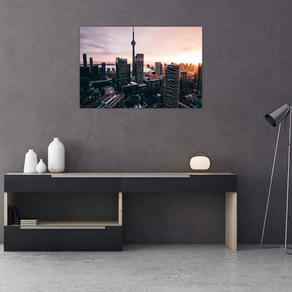Tablou - Cntru orașului (90x60 cm)