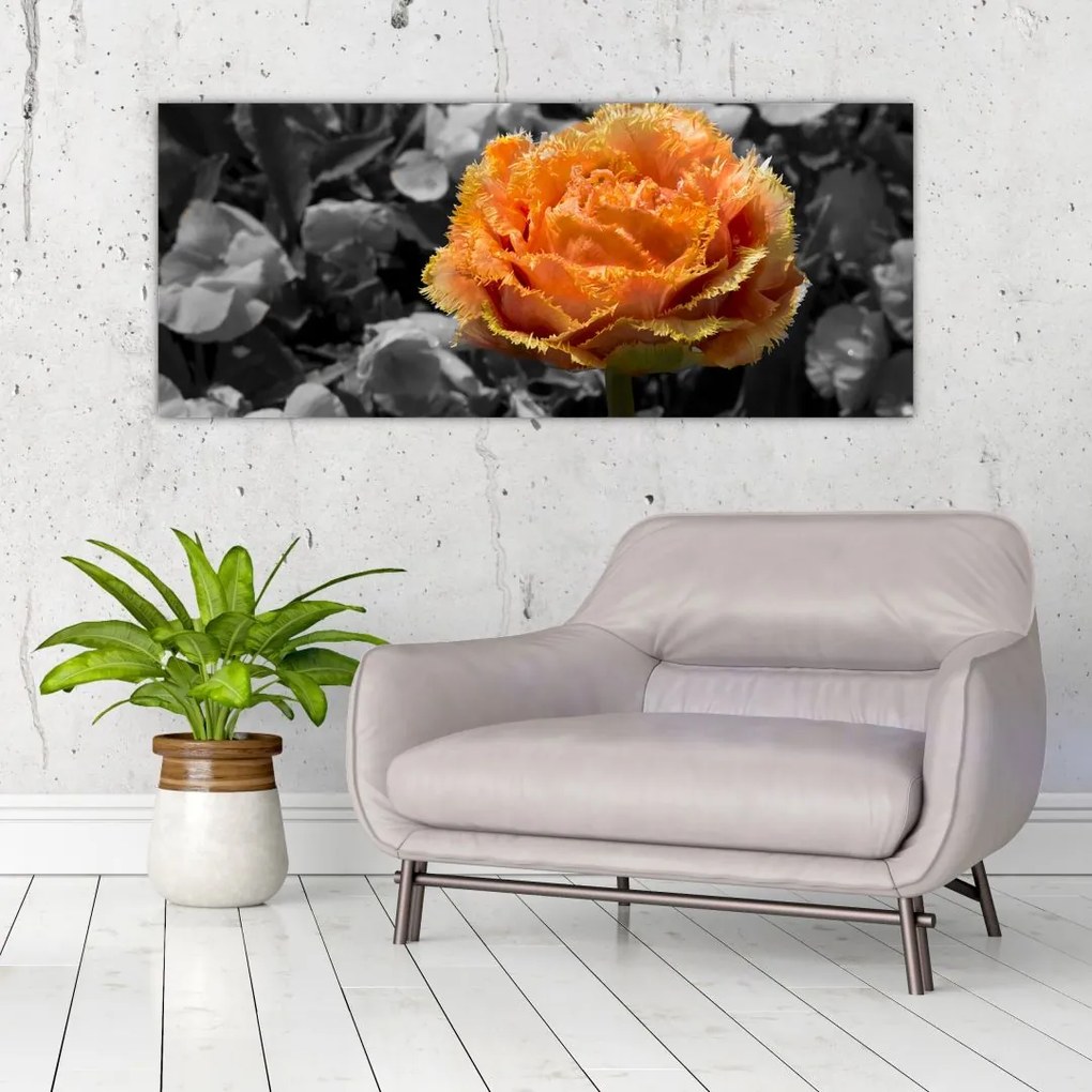 Tablou cu floare (120x50 cm)