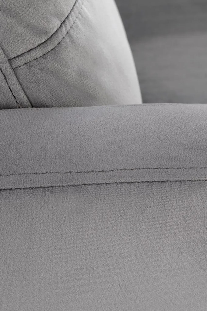 Fotoliu recliner Felipe 2 velvet gri H103 cm