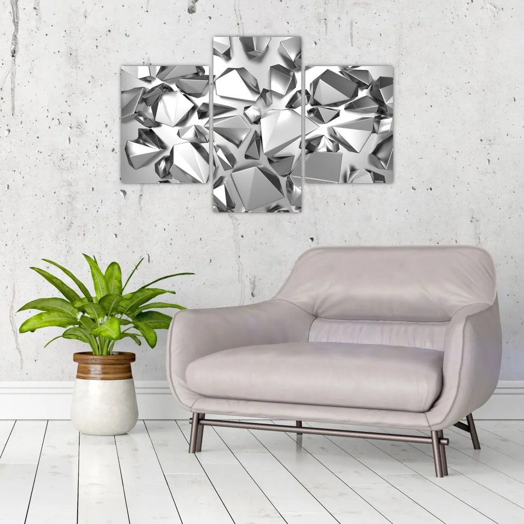 Tablou cu abstracție 3D (90x60 cm)