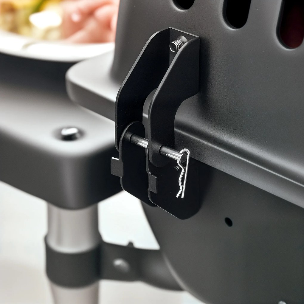 Outsunny Grătar pe gaz cu 2 arzătoare din oțel inoxidabil, putere 2,8 kW, grătar de grădină cu 2 grătare, 104 x 49 x 99 cm, negru | Aosom Romania