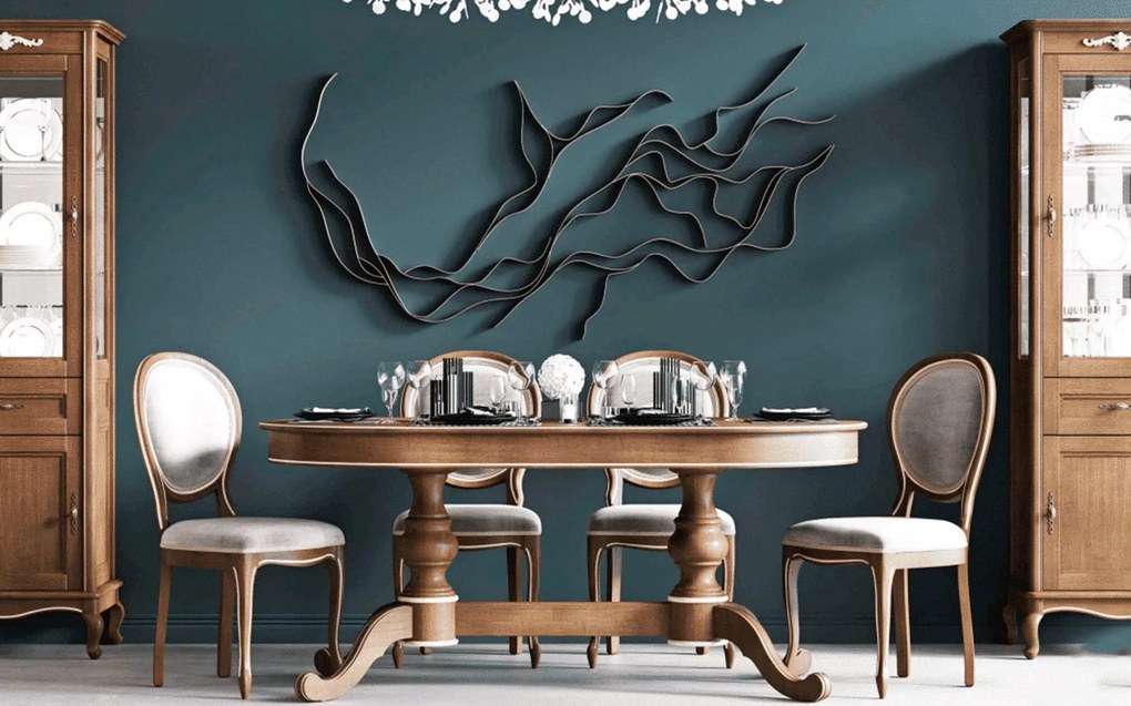 Masă lemn masiv de Dining Seraphia, 180 × 100 × 79 cm - Vanilla