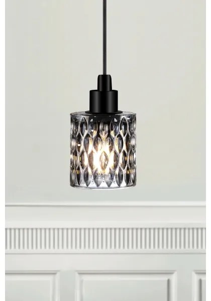 Lustră pe cablu Nordlux HOLLYWOOD 1xE27/60W/230V fumuriu