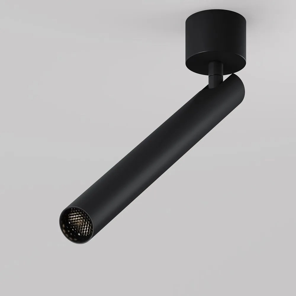 Spot LED aplicat directionabil stil minimalist Focus T negru