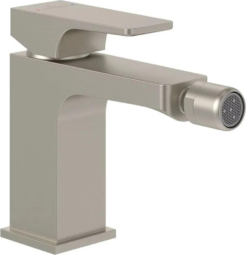 Baterie bideu Villeroy&Boch Architectura Square monocomanda nichel periat