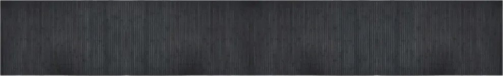 vidaXL Covor dreptunghiular, gri, 60x400 cm, bambus