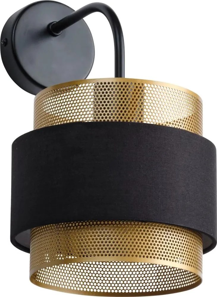 Osram - Lampă de perete DECOR HORNET 1xE27/10W/230V negru/auriu