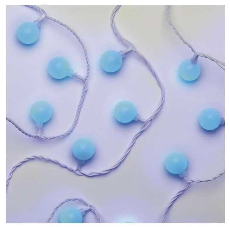 Instalație LED de Crăciun de exterior 40xLED/9m IP44 albastru