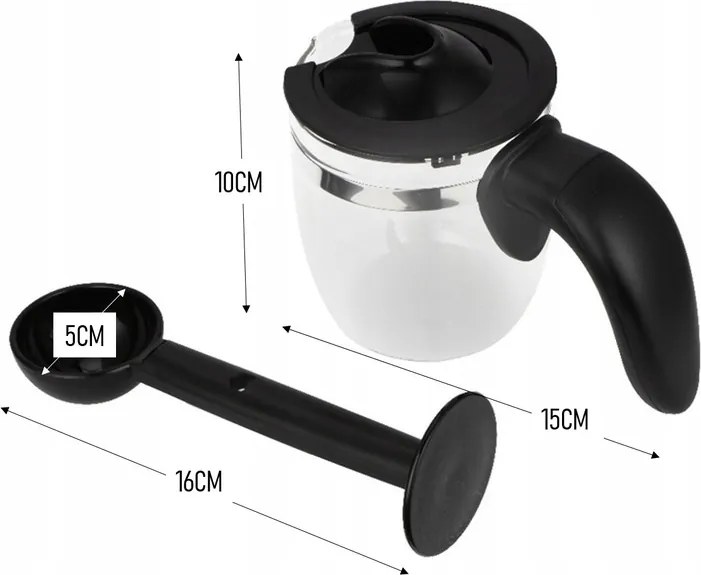 Espressor Floria ZLN9359 Alb, putere 800W, presiune de 3.5 bari, usor de curatat