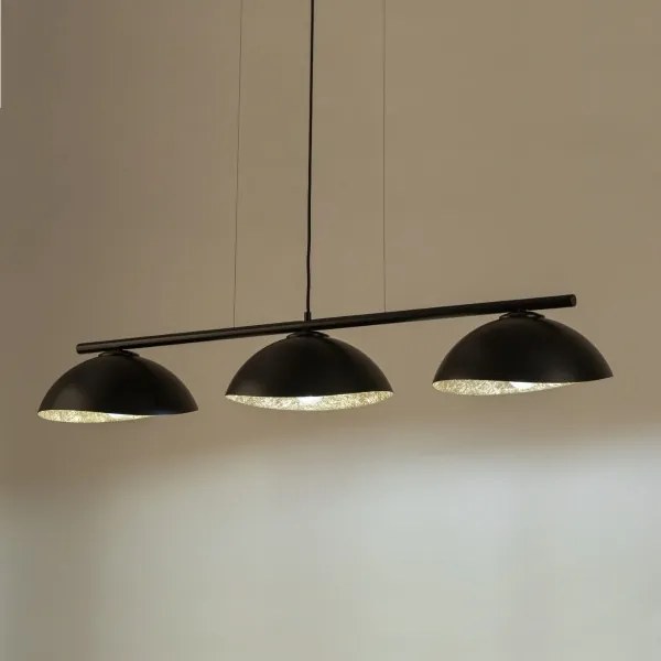 Lustră pe cablu SOLAR 3xE27/60W/230V negru