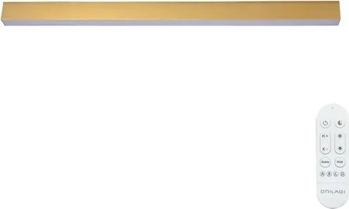 Brilagi - Lampă de tavan LED dimabilă SLEEKLINE LED/40W/230V Wi-Fi Tuya aurie + telecomandă