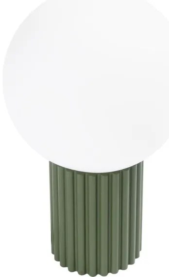 Lampă de masă Sollux SL.1726 HALO 1xG9/8W/230V d. 12 cm verde