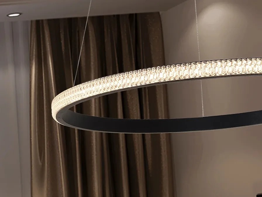 Lustra LED suspendata design modern circular Ring 61cm SV-717526