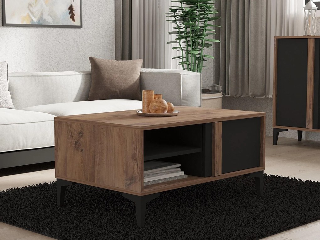 Mobilier living Laciko (Pin atlantic + antracit) . 1102248
