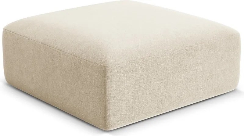 Taburet bej cu tapițerie din catifea Campi – Cosmopolitan Design