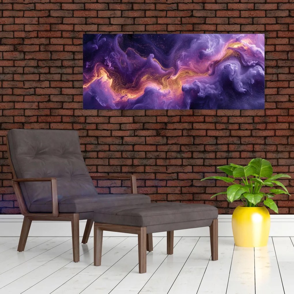 Tablou - Nebuloasa purpurie (120x50 cm)