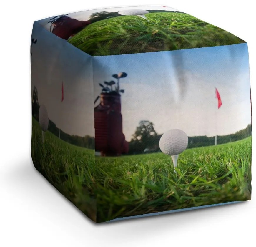 Taburet Cube golf, colorat