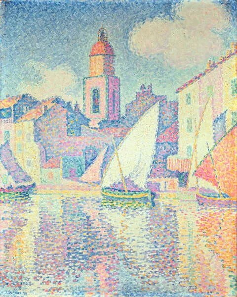 Reproducere The Clocktower at St. Tropez, 1896, Signac, Paul