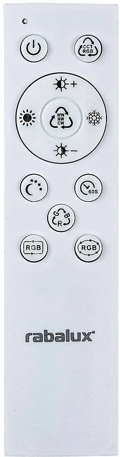 Plafoniera LED RBG si telecomanda Ludano