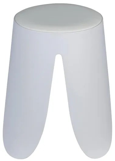 WENKO 26086100 - Taburet COMISO, 44,5 x 46 cm, alb