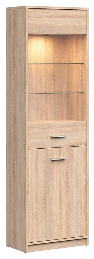 Vitrină Nepo Plus 23 (stejar sonoma) . 1098369