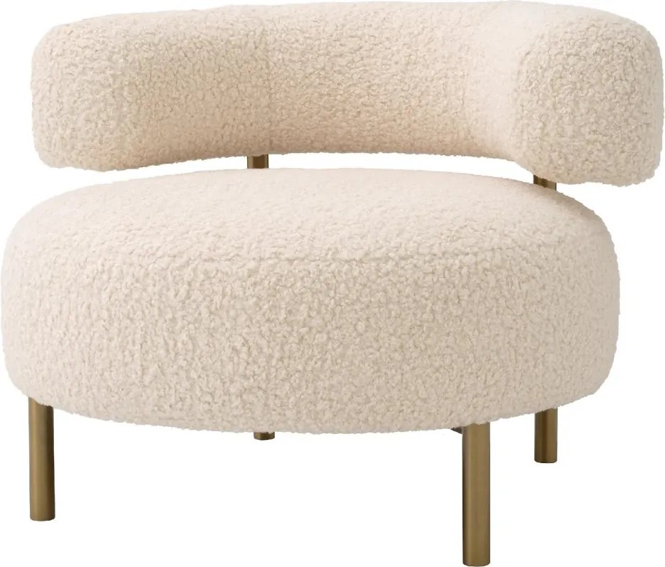 Fotoliu design LUX Thompson, Lyssa Faux shearling