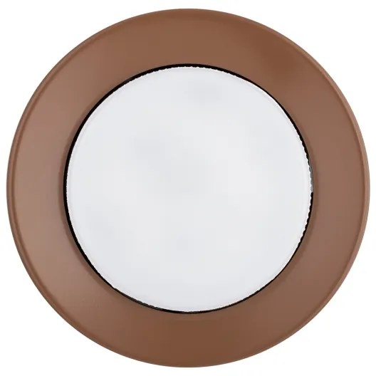 Argon 8916 - Plafonier ELORA, 1x soclu GX53 (7 W, 230 V), diametru 11 cm, culoare teracotă